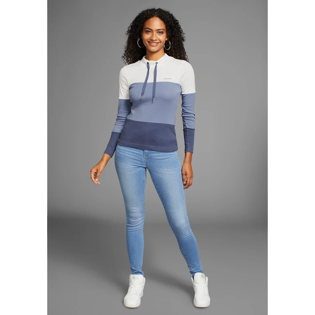 KangaROOS Langarmshirt Mit Farbverlauf