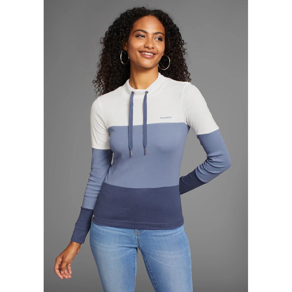 KangaROOS Langarmshirt mit Farbverlauf