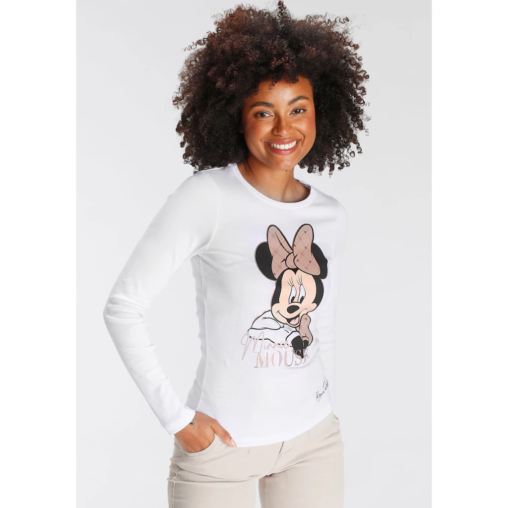 KangaROOS Langarmshirt Sehr Figurbetonte Passform Aus Dehnbarer Rippware