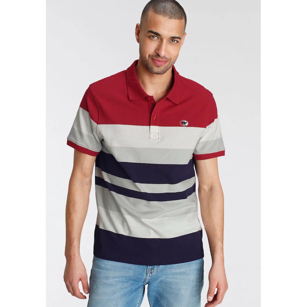 KangaROOS Poloshirt »KangaROOS« Halbarm Regular Fit Casual Aus Baumwolle ▷ Bestellen