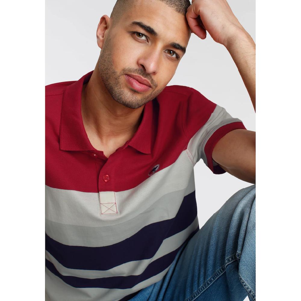 KangaROOS Poloshirt »KangaROOS« Halbarm Regular Fit Casual Aus Baumwolle ▷ Bestellen