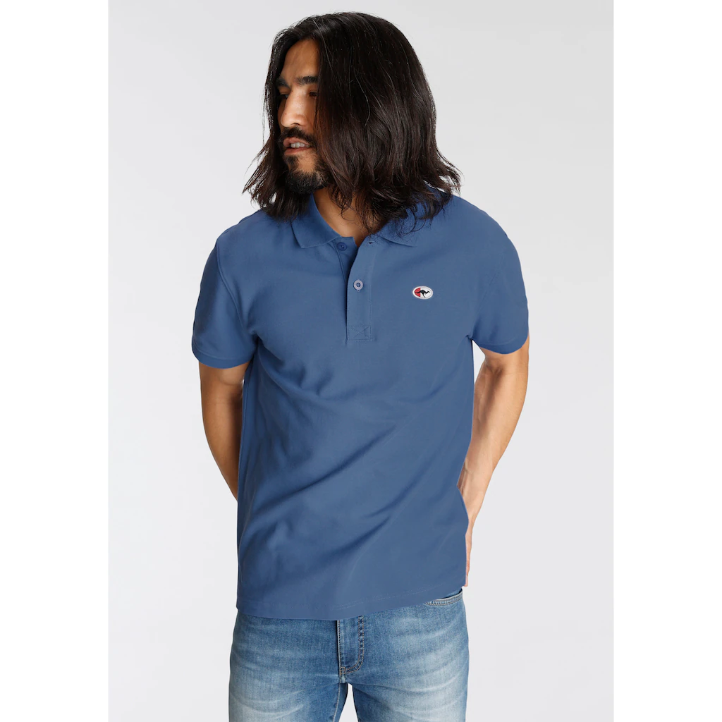 KangaROOS Poloshirt Kurzarm Mit Polokragen Aus Piqué-Stoff Aus 100% Baumwolle ▷ Für
