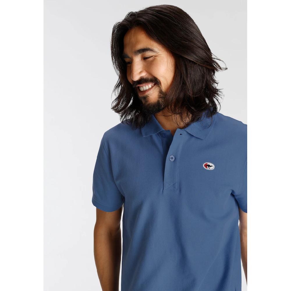 KangaROOS Poloshirt Kurzarm mit Polokragen aus Piqué-Stoff aus 100% Baumwolle ▷ für
