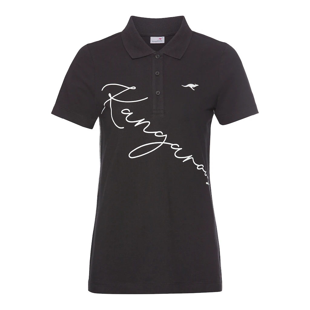 KangaROOS Poloshirt Mit Großem Logoschriftzug