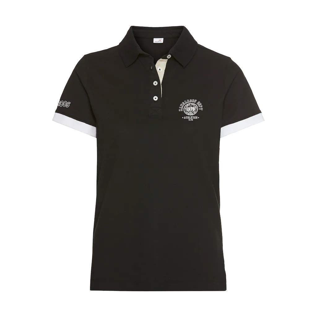 KangaROOS Poloshirt mit vielen Details & Branding