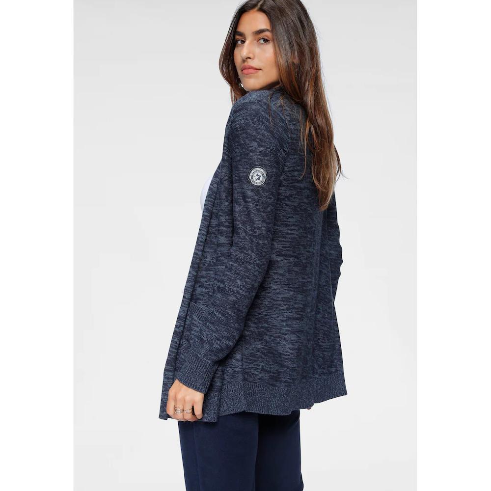 KangaROOS Strickjacke In Melierter Optik