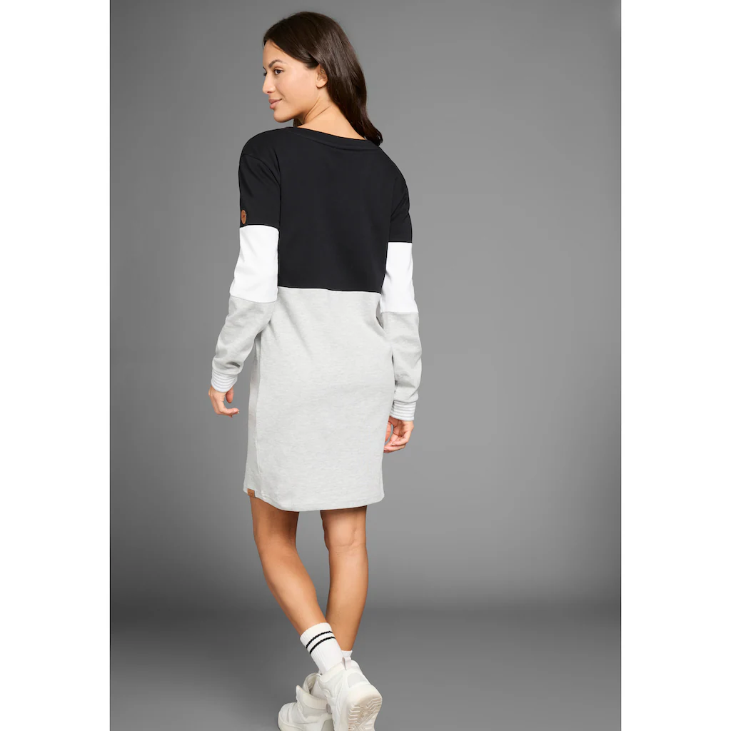KangaROOS Sweatkleid Im Colorblock-Design - NEUE KOLLEKTION