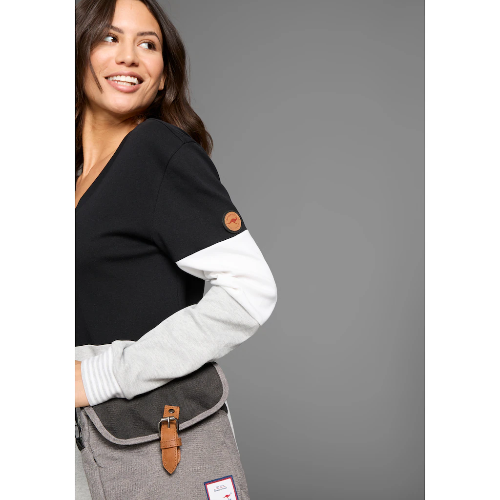 KangaROOS Sweatkleid Im Colorblock-Design - NEUE KOLLEKTION
