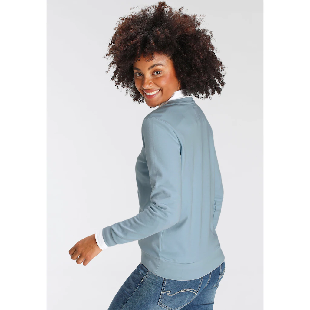 KangaROOS Sweatshirt Langarm Figurumspielende Passform