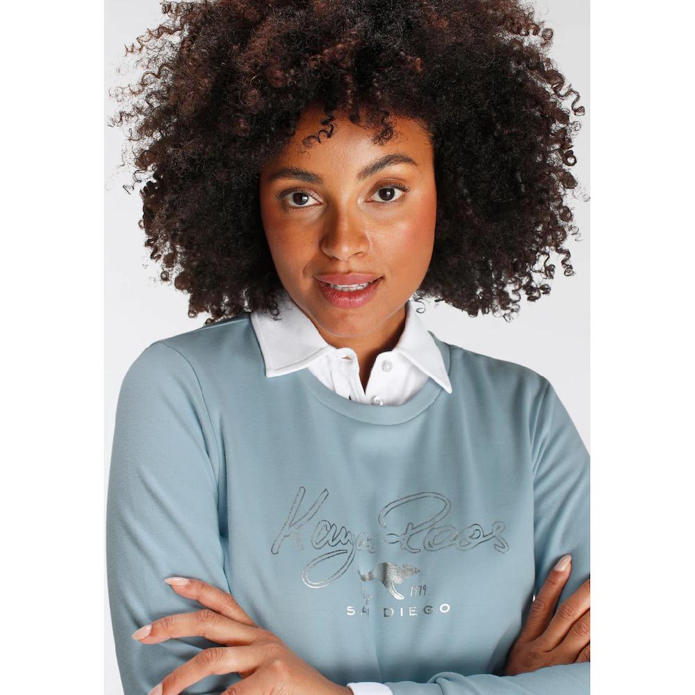 KangaROOS Sweatshirt Langarm Figurumspielende Passform