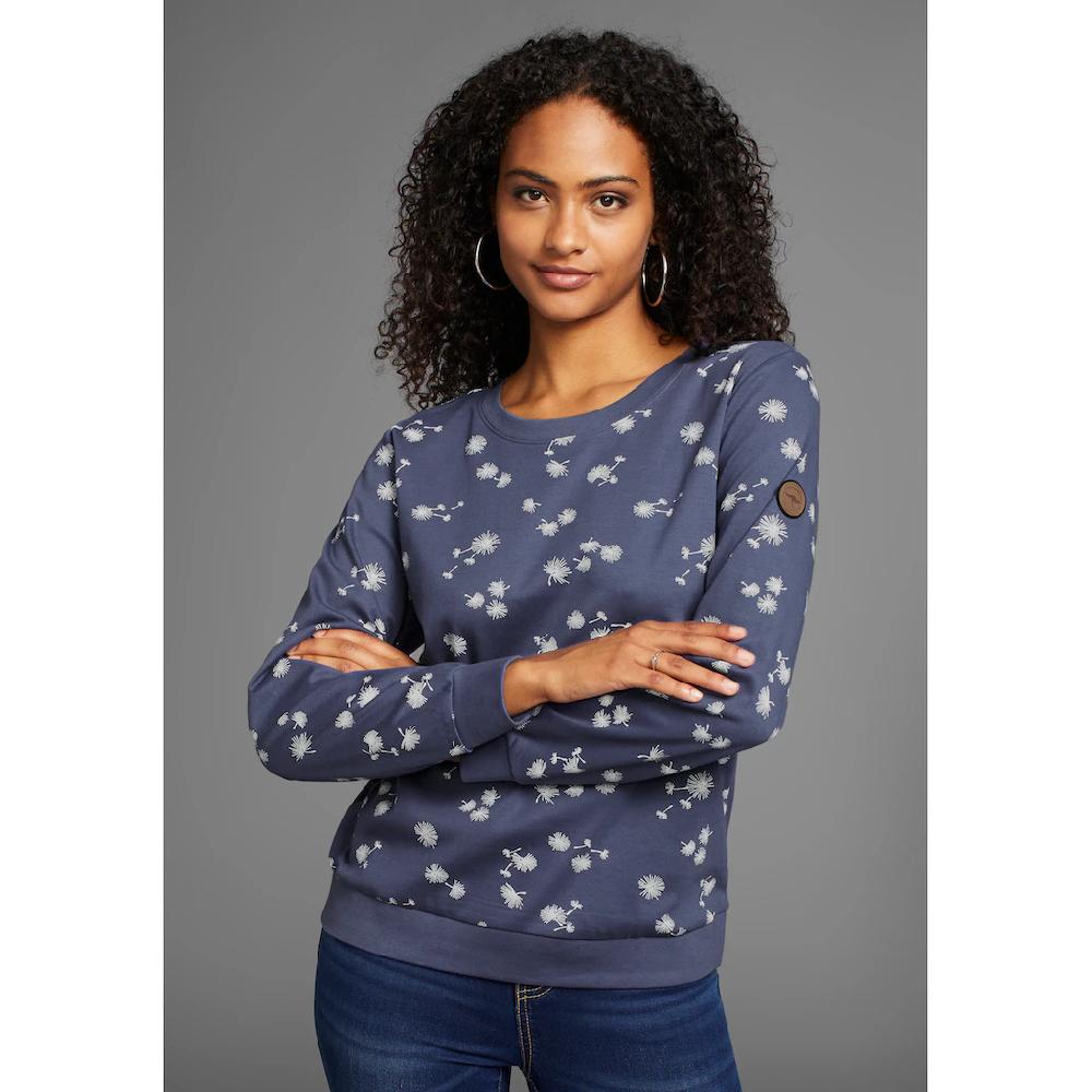 KangaROOS Sweatshirt Mit Pusteblumen Allover-Print