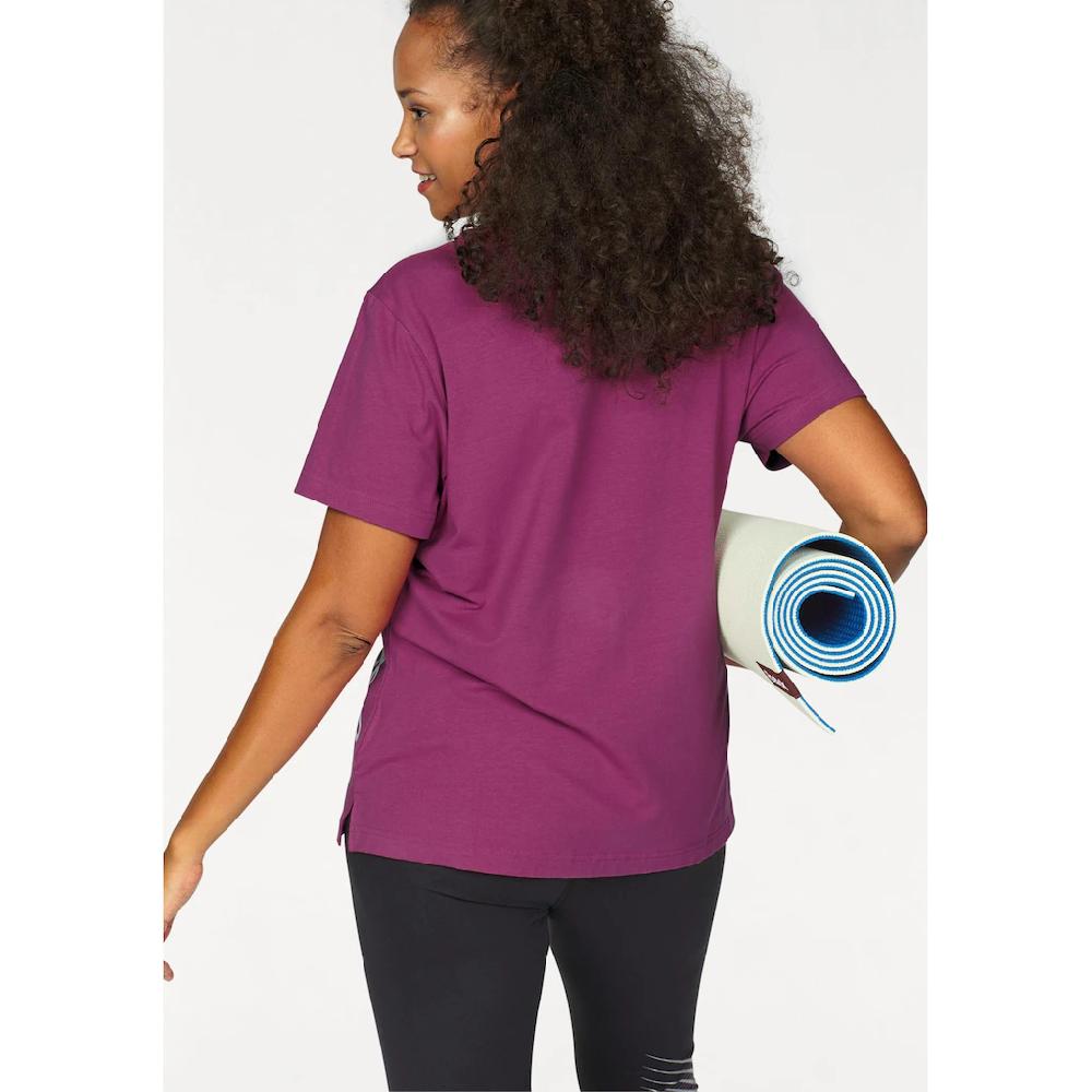 KangaROOS T-Shirt Kurzarm Figurumspielend Unifarben Rundhalsausschnitt Casual