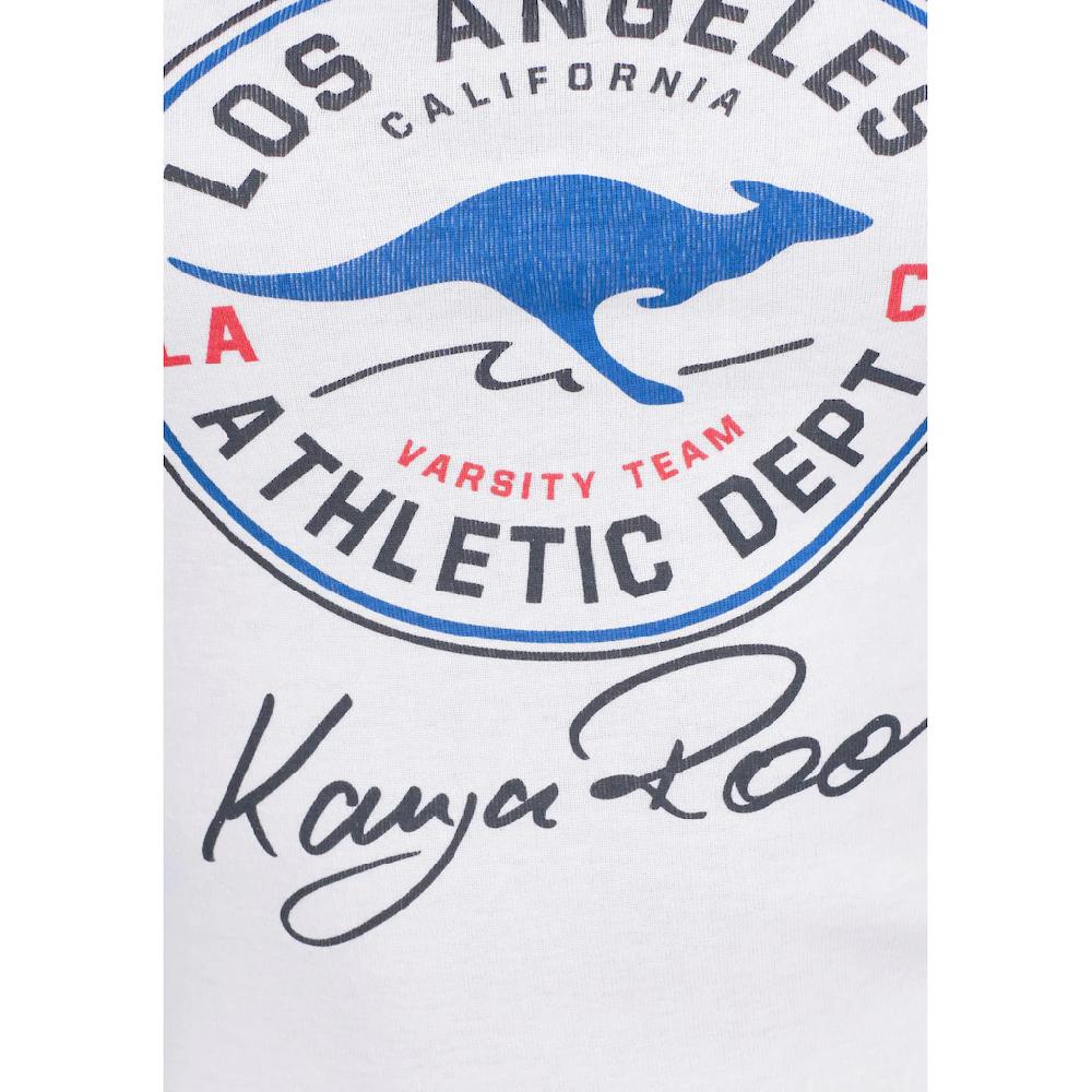 KangaROOS T-Shirt Kurzarm Sehr Figurbetont Im Vintage-Design Rundhalsausschnitt