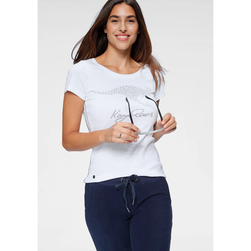 KangaROOS T-Shirt Kurzarm sehr figurbetonte Passform