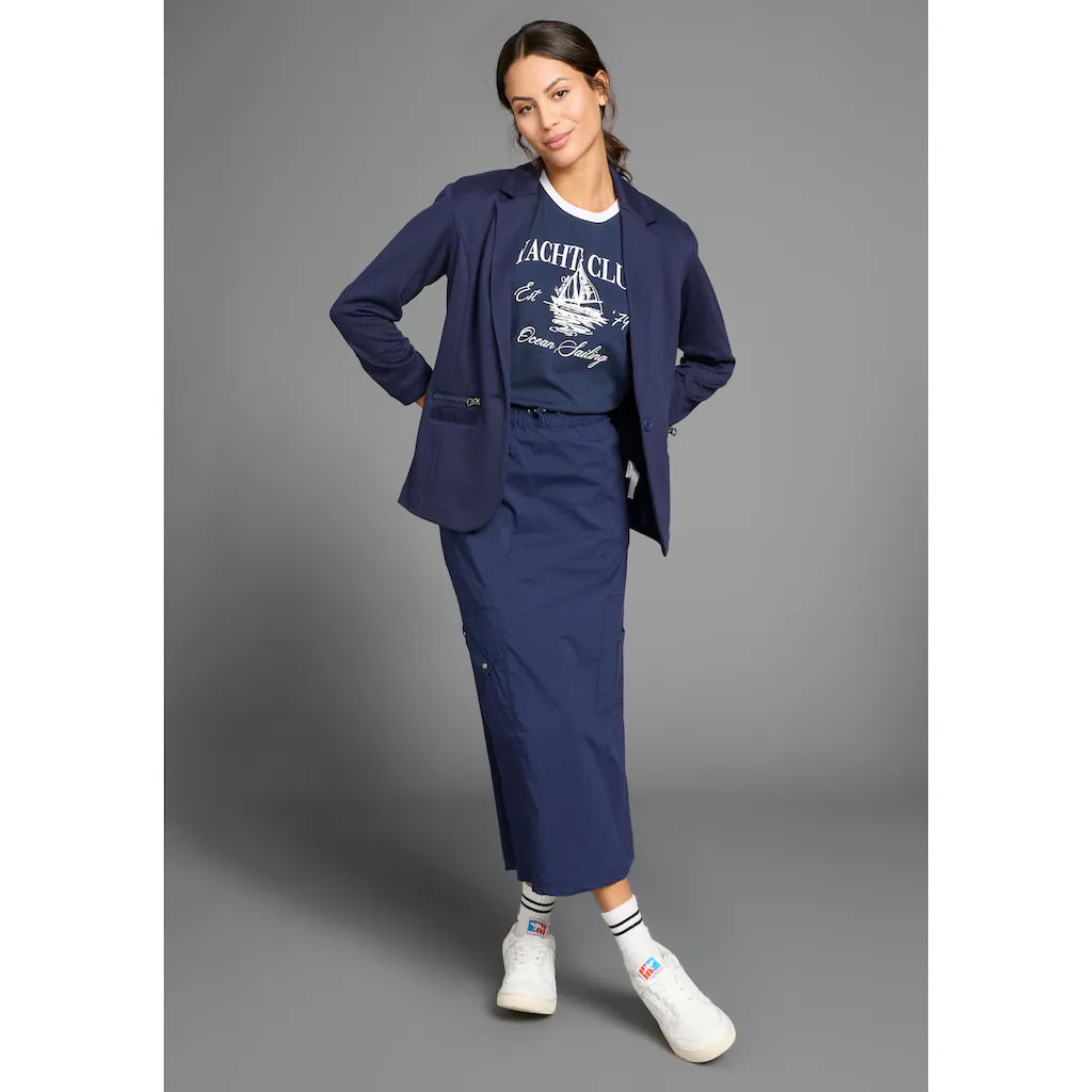 KangaROOS T-Shirt Mit Maritimen Print Und Kontrastdetails