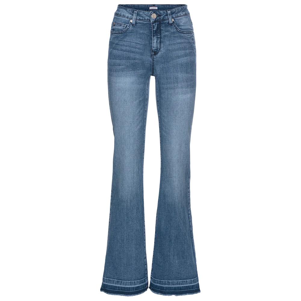 KangaROOS Weite Jeans Flare Weite Jeans High Waist