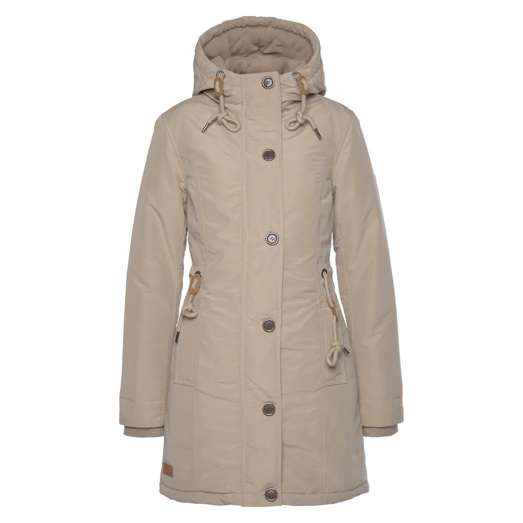 KangaROOS Winterjacke Mit Kapuze Für Die Kalte Jahreszeit Aus Leichtem Webstoff Modisch