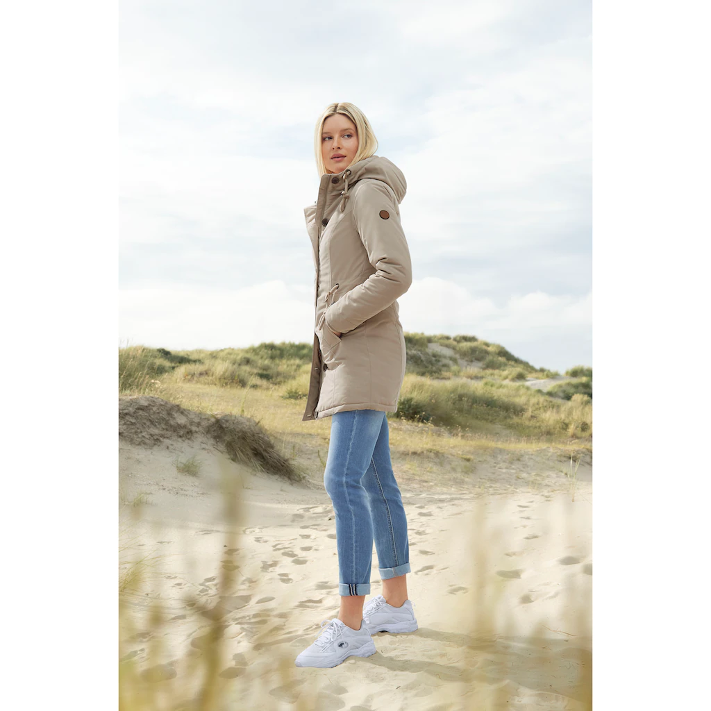 KangaROOS Winterjacke Mit Kapuze Für Die Kalte Jahreszeit Aus Leichtem Webstoff Modisch