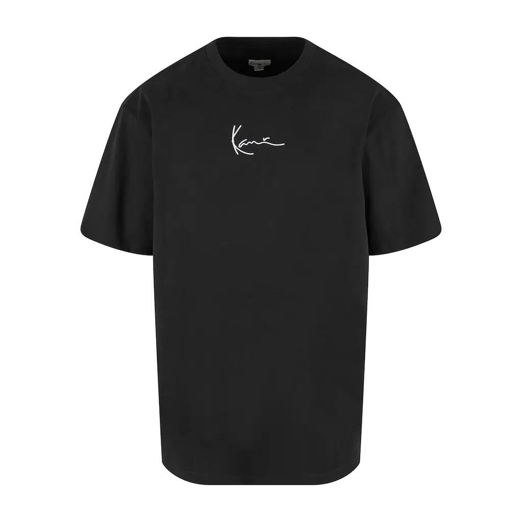 Karl Kani Kurzarmshirt »Karl Kani Herren KKMQ12001 SMALL SIGNATURE TEE BLK« (1 tlg.)