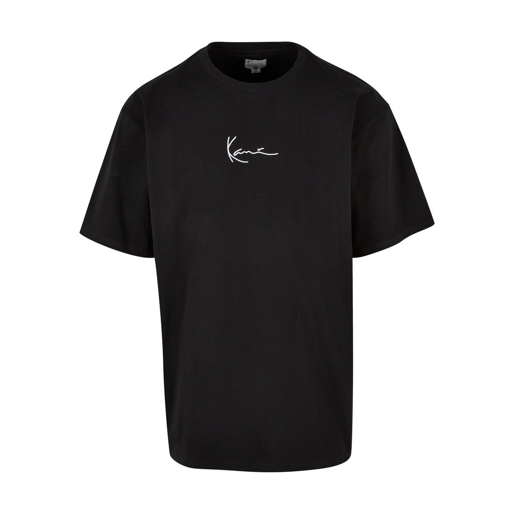 Karl Kani T-Shirt »Karl Kani Small Signature White Logo Tee black« (1 tlg.)