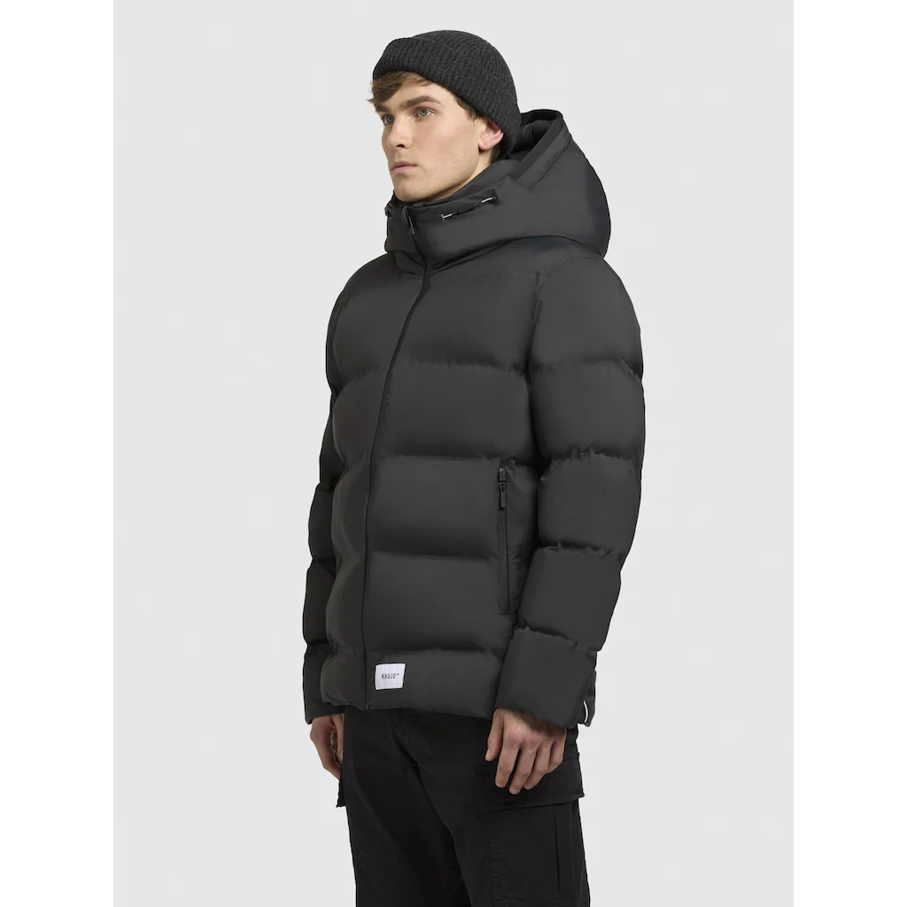 Khujo Steppjacke »Silas2« Mit Kapuze Warme Herren Winterjacke Mit Großer Kapuze ▷ Für