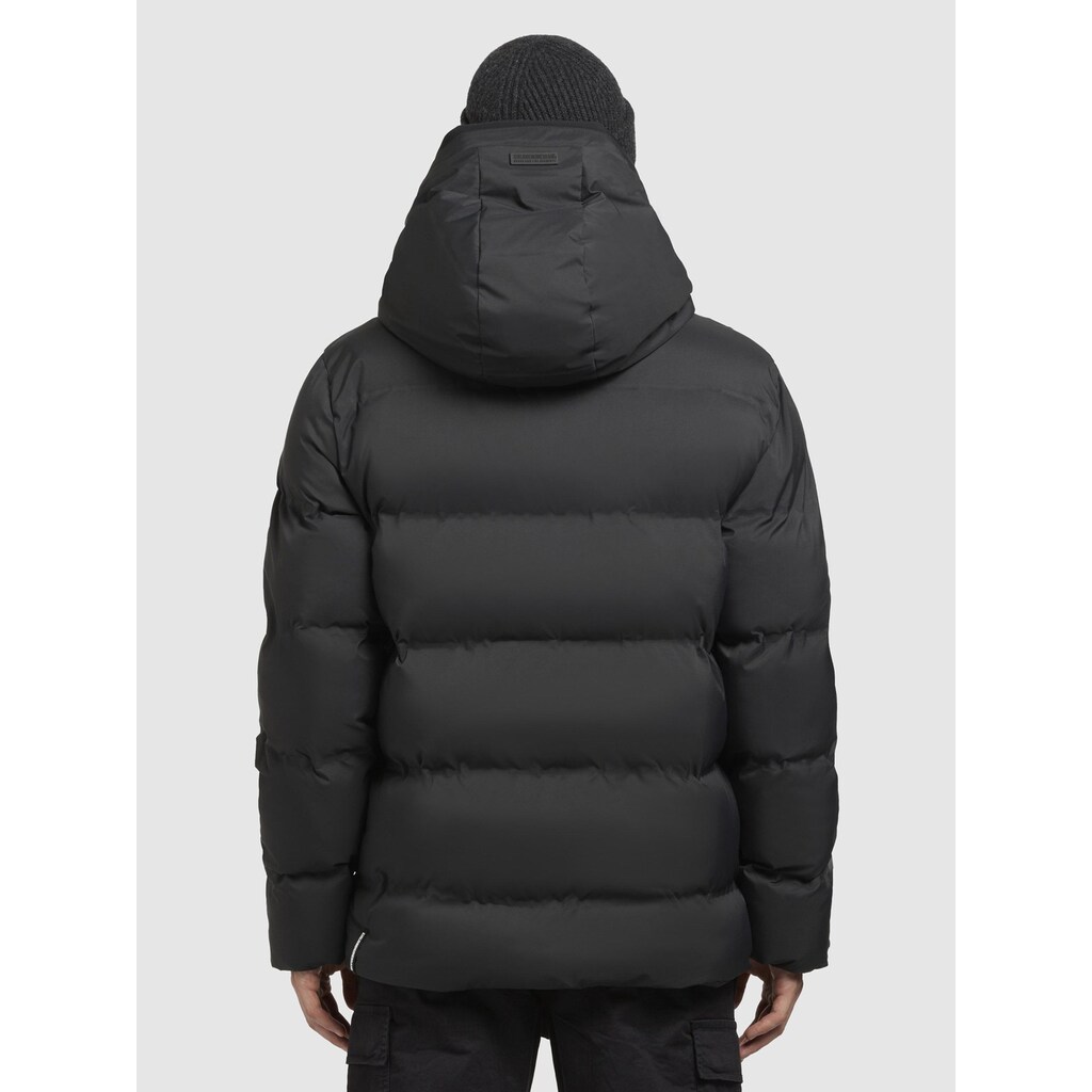 Khujo Steppjacke »Silas2« Mit Kapuze Warme Herren Winterjacke Mit Großer Kapuze ▷ Für