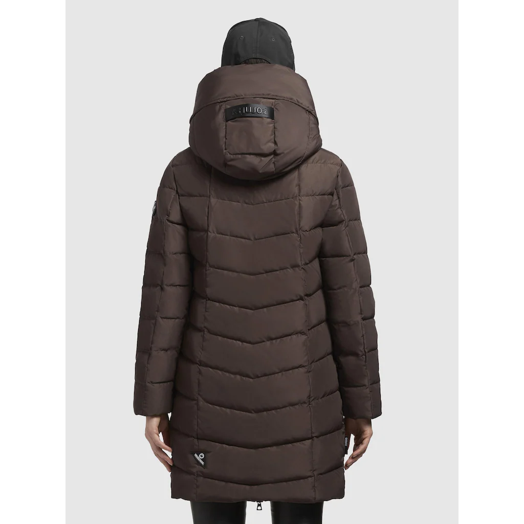 Khujo Steppmantel »Pluz-YM« Warmer Gesteppter Damen Wintermantel Mit Kapuze