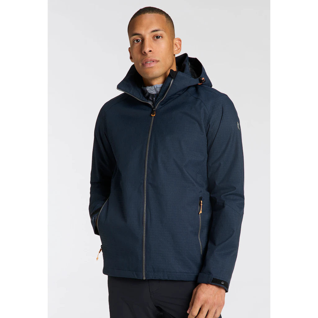 Killtec Funktionsjacke mit Kapuze Wasserdicht & atmungsaktiv & abzippbarer Kapuze ▷ für