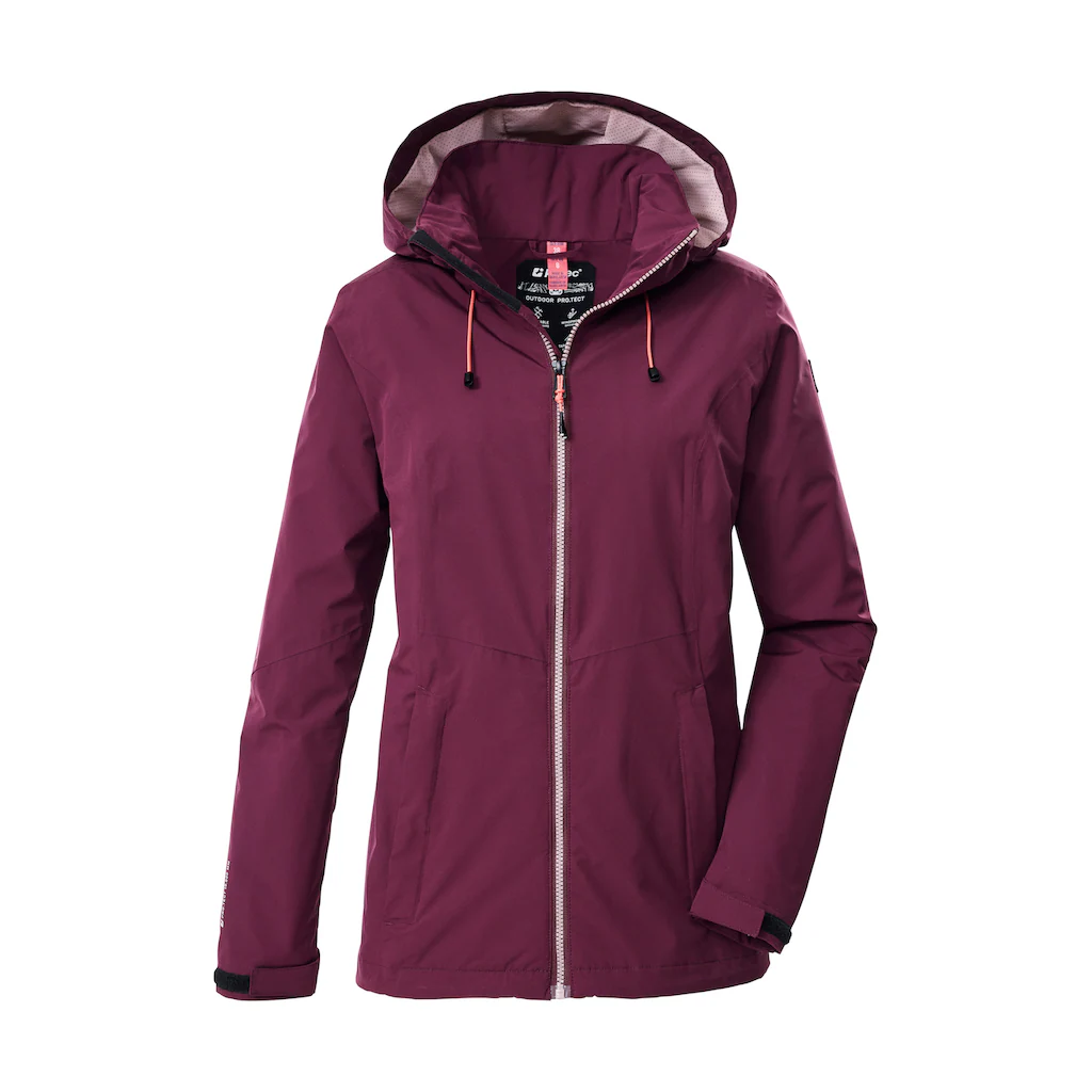 Killtec Outdoorjacke »Damen Regenjacke OOKS 1« Leichte wasser- und winddichte Damenjacke atmungsaktiv nachhaltig