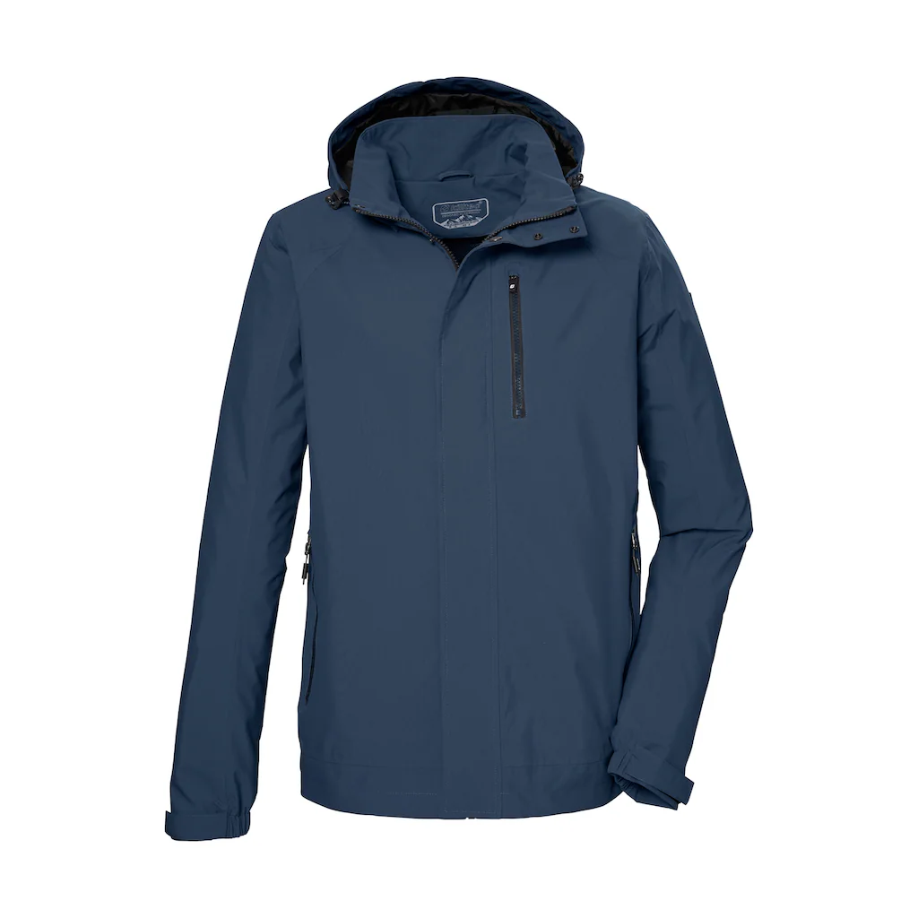 Killtec Outdoorjacke »KOS 52 MN JCKT« Wasser-/winddicht abn Kapuze atmungsaktiv nachhaltige Fertigung ▷ für