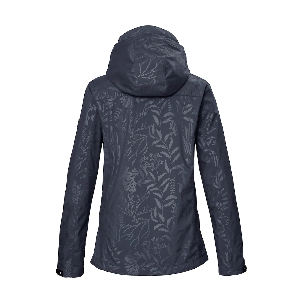 Killtec Softshelljacke »KOS 122 WMN SFTSHLL JCKT FLORAL« Softshelljacke: Wind-u Wasserdichte Atmungsaktiv Kapuze Regulierbar