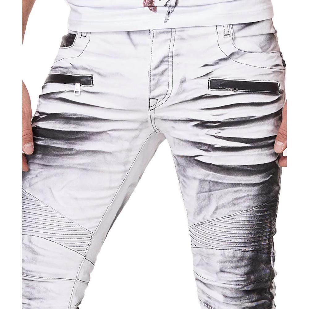 KINGZ Slim-fit-Jeans Im Batik-Look ▷ Für