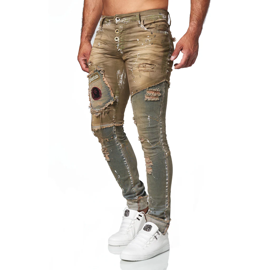 KINGZ Slim-fit-Jeans In Lässigem Design ▷ Für