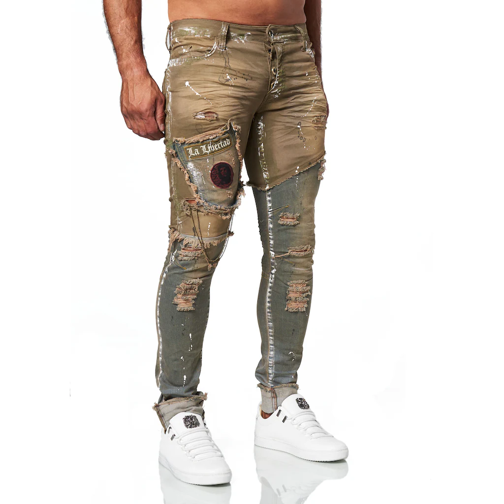 KINGZ Slim-fit-Jeans In Lässigem Design ▷ Für