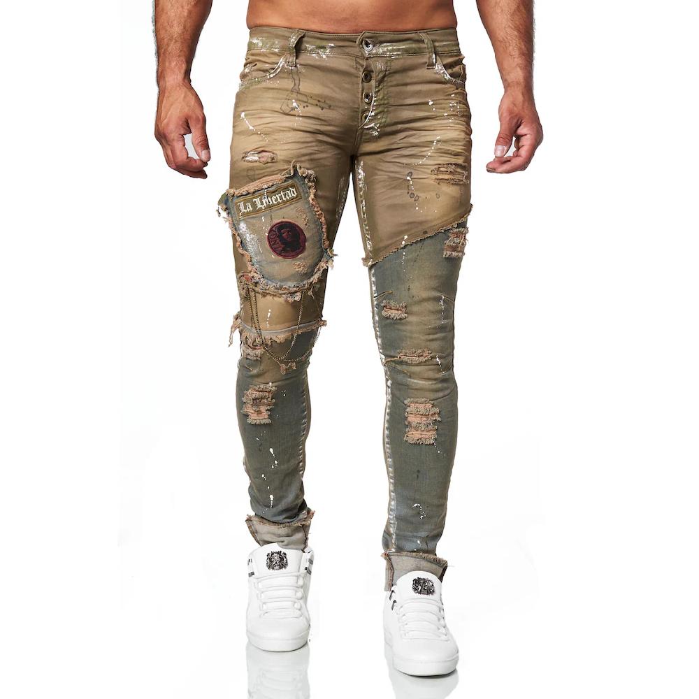 KINGZ Slim-fit-Jeans In Lässigem Design ▷ Für