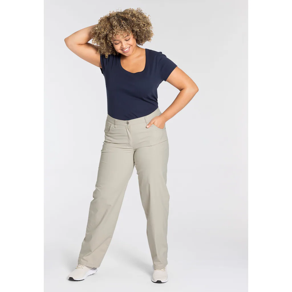 KjBRAND 5-Pocket-Hose »Babsie Mikro« Mit Komfortbund