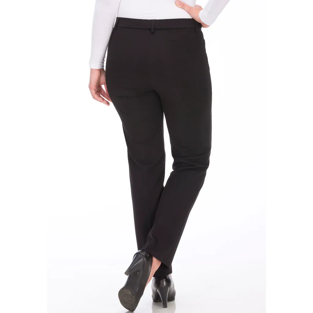 KjBRAND Stoffhose »Hose Bea In Bi-Stretch Kammgarnoptik Mit Bügelfalte« Ideal Für Kräftige Oberschenkel