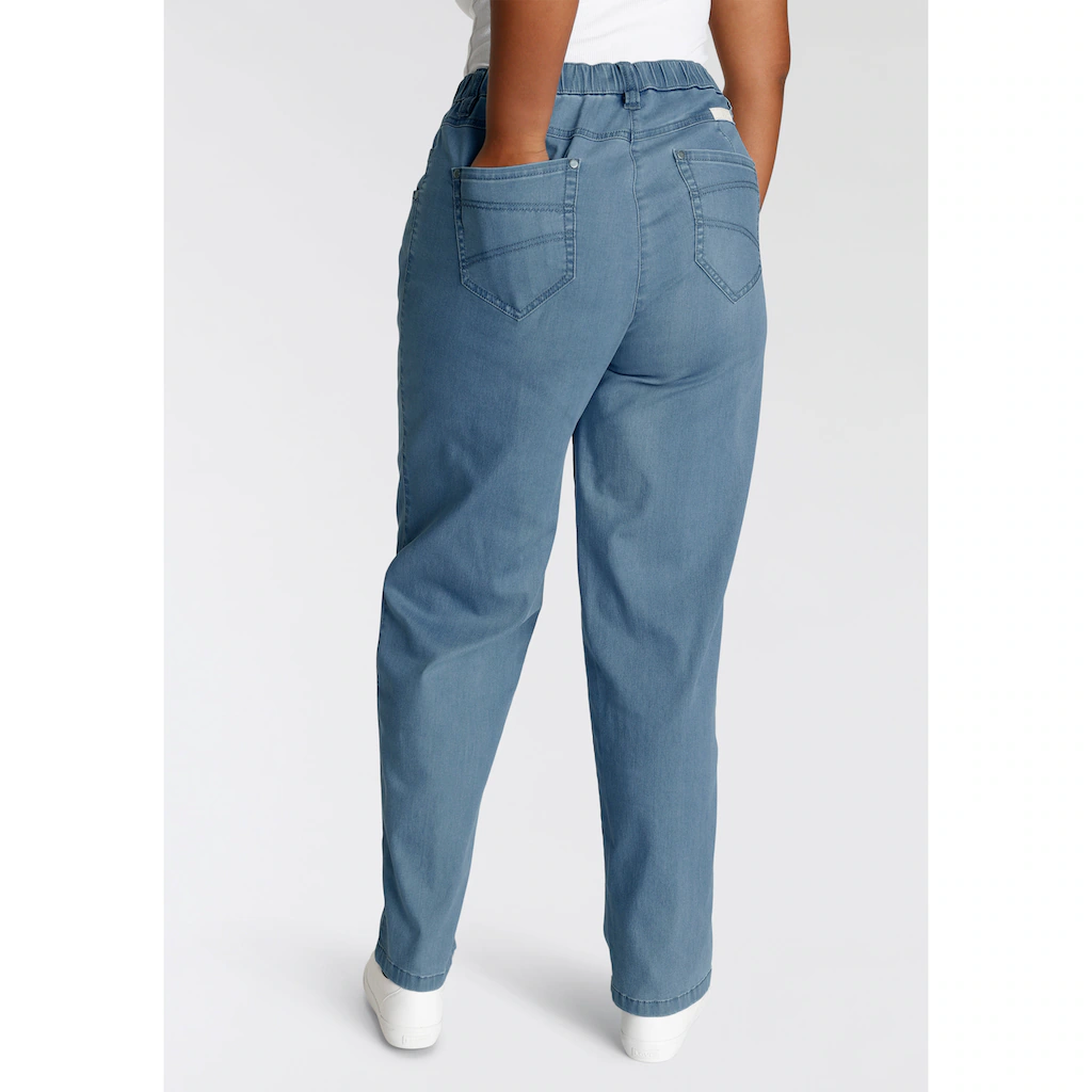 KjBRAND Straight-Jeans »Babsie« Mit Stretch