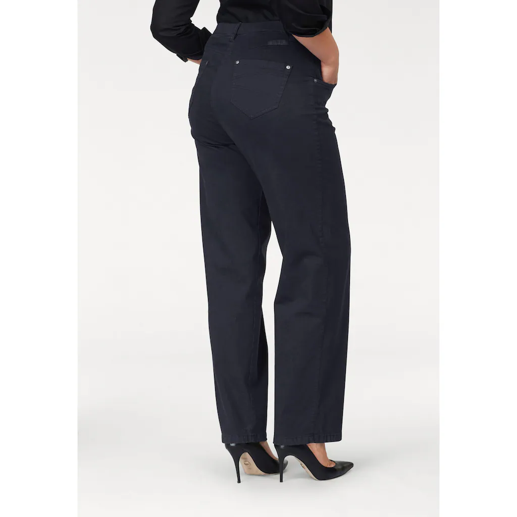 KjBRAND Straight-Jeans »Babsie« Mit Weitem Oberschenkel