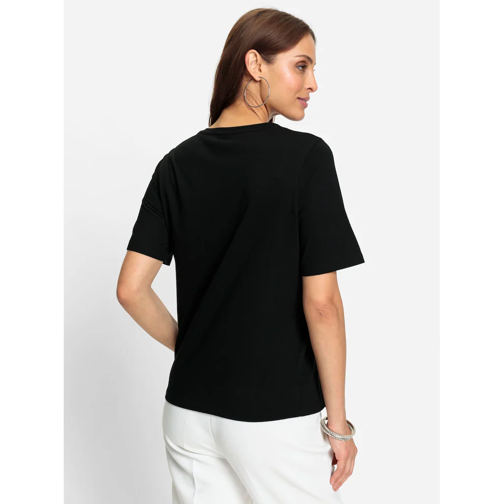 Lady Rundhalsshirt »Kurzarm-Shirt« (1 Tlg.)