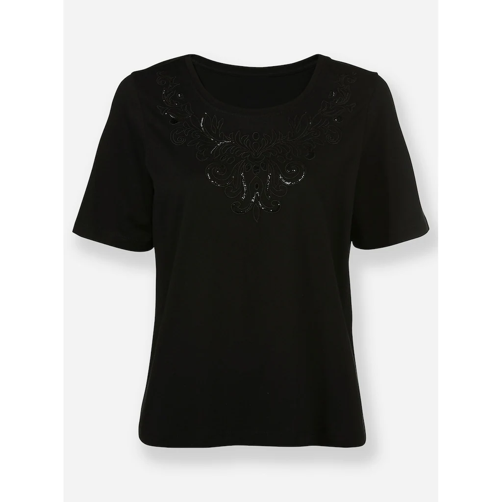 Lady Rundhalsshirt »Kurzarm-Shirt« (1 Tlg.)