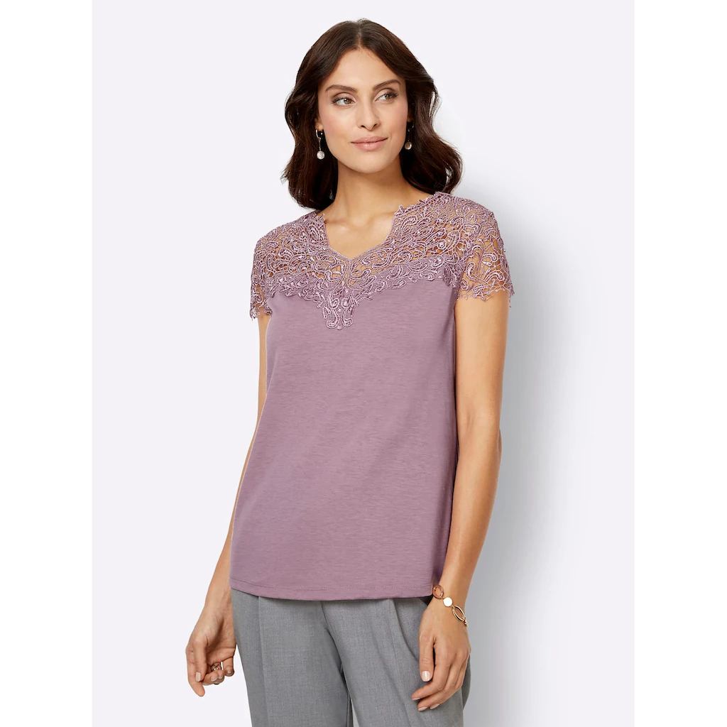 Lady Spitzenshirt »Shirt« (1 Tlg.)