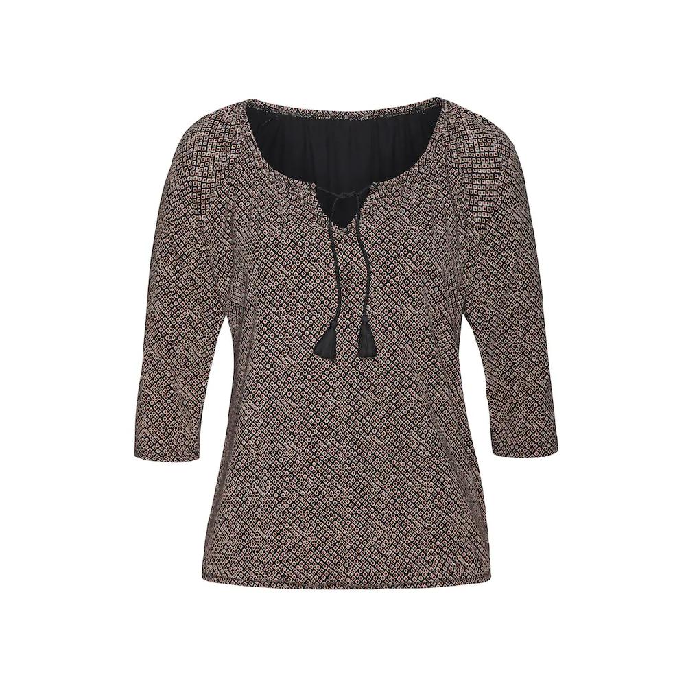 LASCANA 3/4-Arm-Shirt Aus Weichem Viskose-Stretch