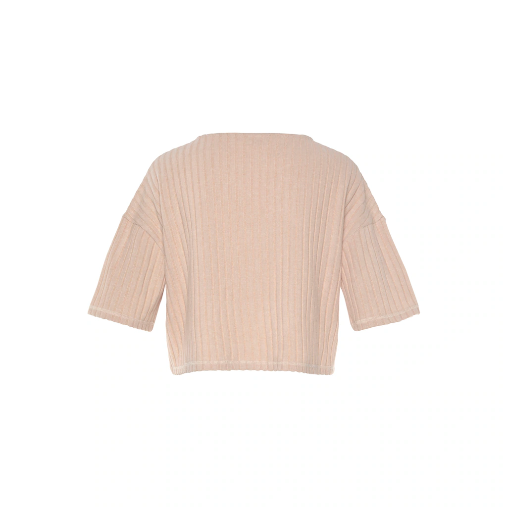 LASCANA 3/4-Arm-Shirt Lounge-/Strickshirt Aus Weichem Strick Loungewear