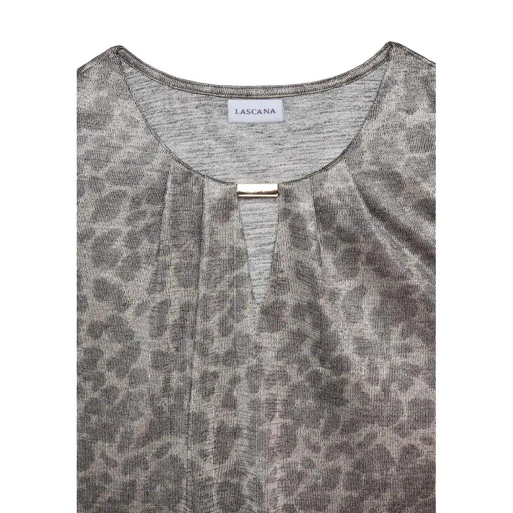 LASCANA 3/4-Arm-Shirt Mit Animaldruck Jerseyshirt Modisch