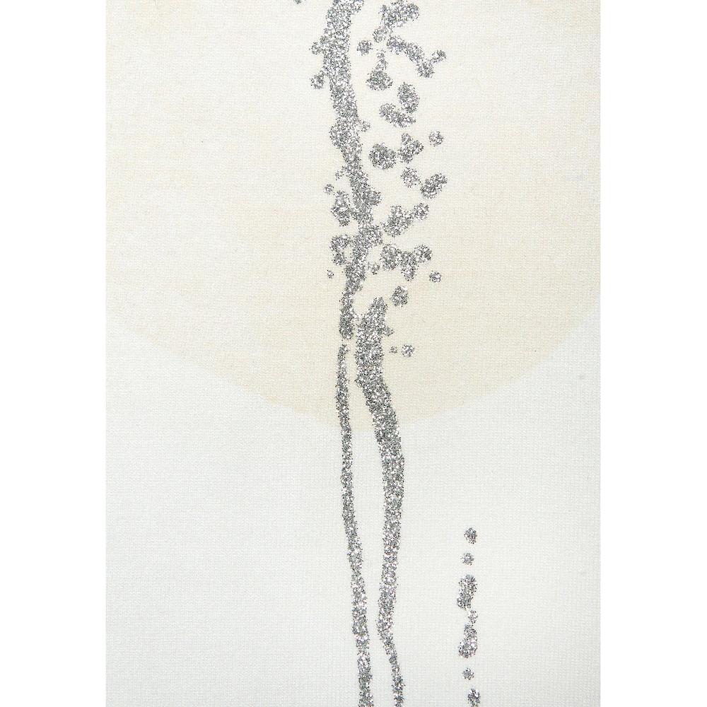 LASCANA 3/4-Arm-Shirt »mit Schimmerndem Folienprint« Aus Hochwertiger French Terry-Qualität Aus Viskose