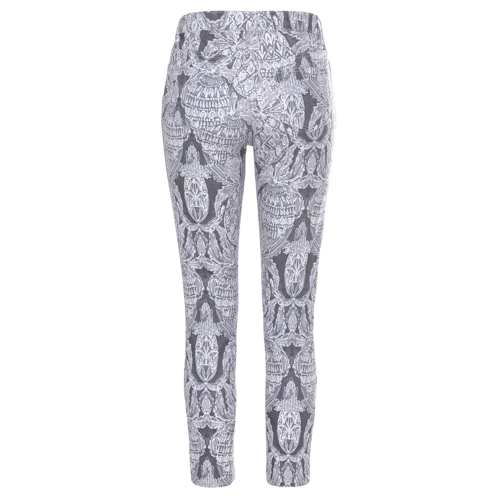 LASCANA 7/8-Jeggings Mit Alloverprint Schmale Passform Super-Stretch-Qualität
