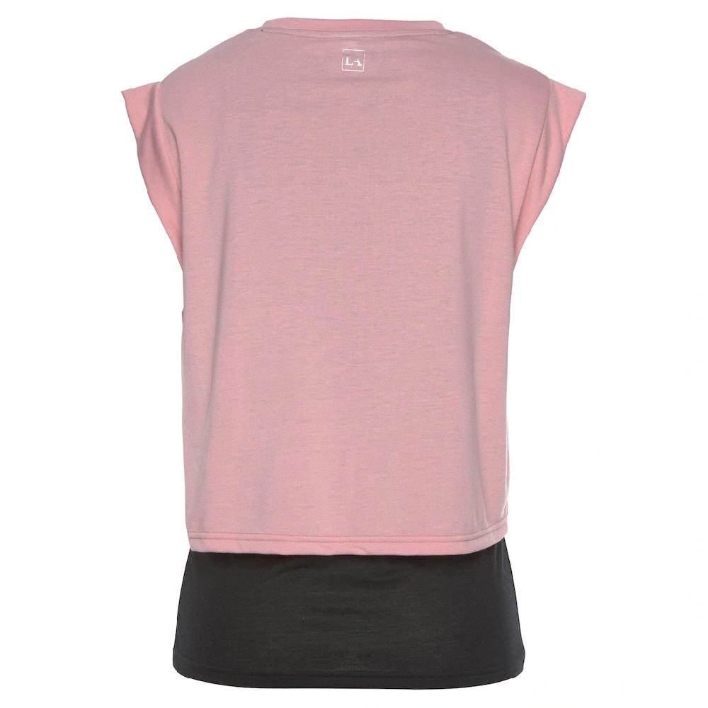 LASCANA ACTIVE 2-in-1-Shirt »Tropical« In Lagenoptik