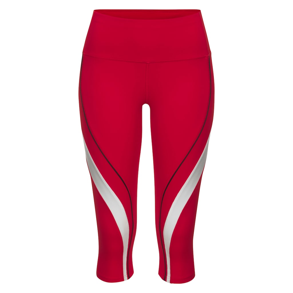 LASCANA ACTIVE Caprihose Mit Seitlichem Kontrasteinsatz