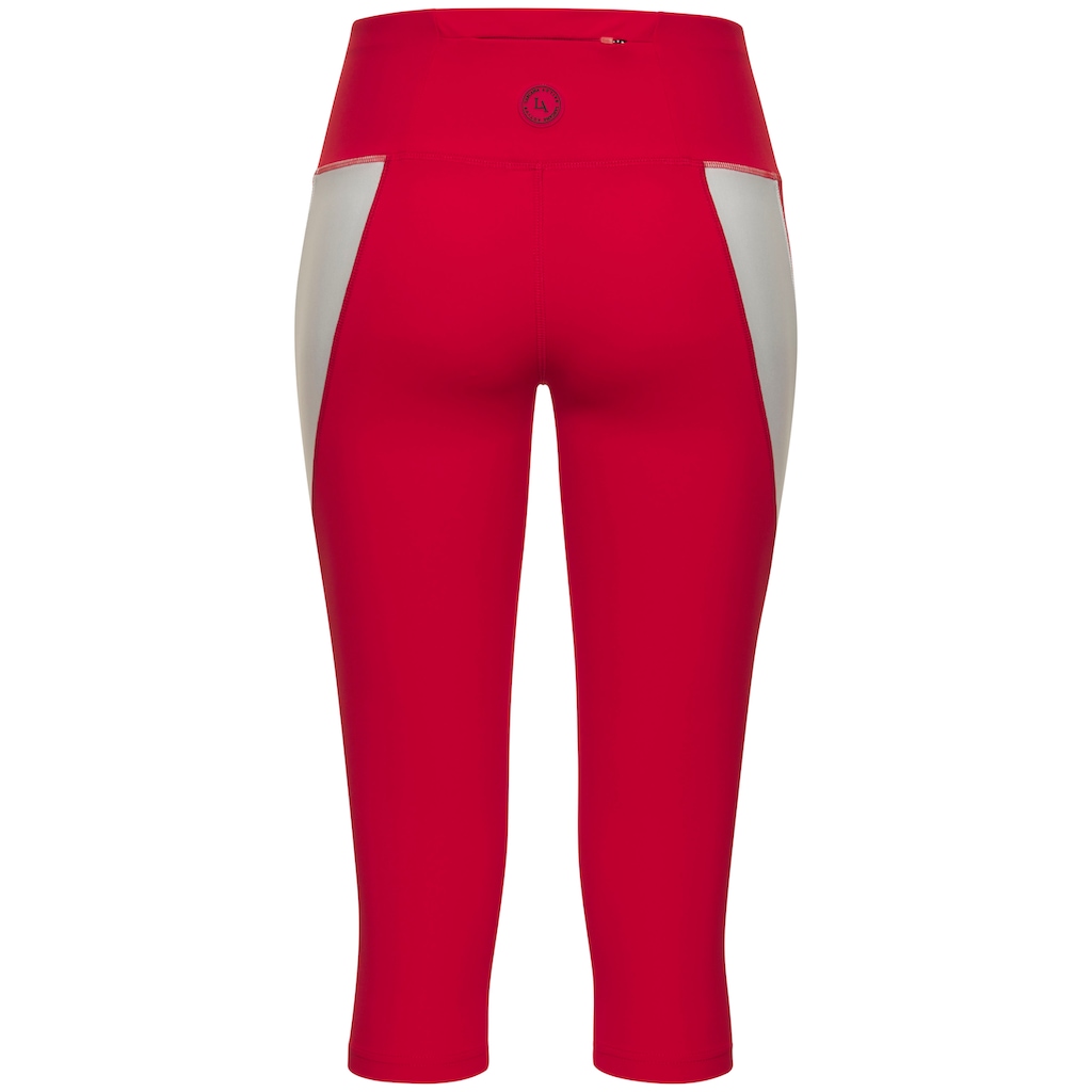 LASCANA ACTIVE Caprihose Mit Seitlichem Kontrasteinsatz